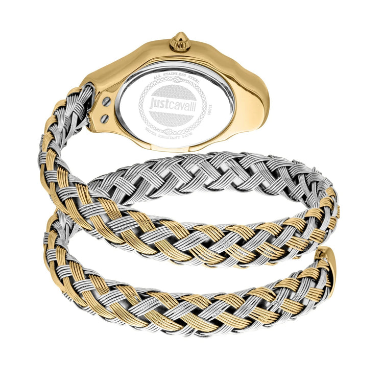 Just Cavalli Signature Snake Twined Two Tones YG MOP image 1