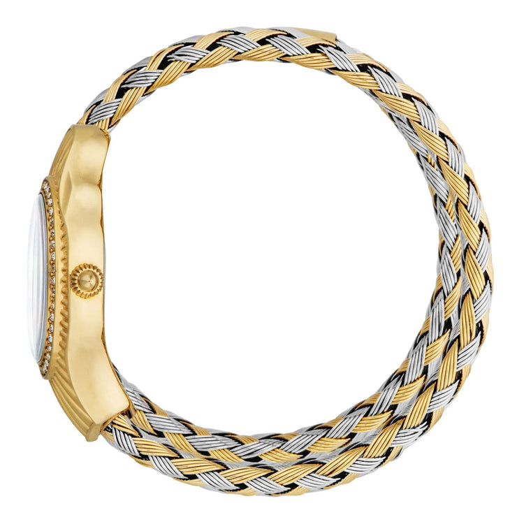 Just Cavalli Signature Snake Twined Two Tones YG MOP image 2