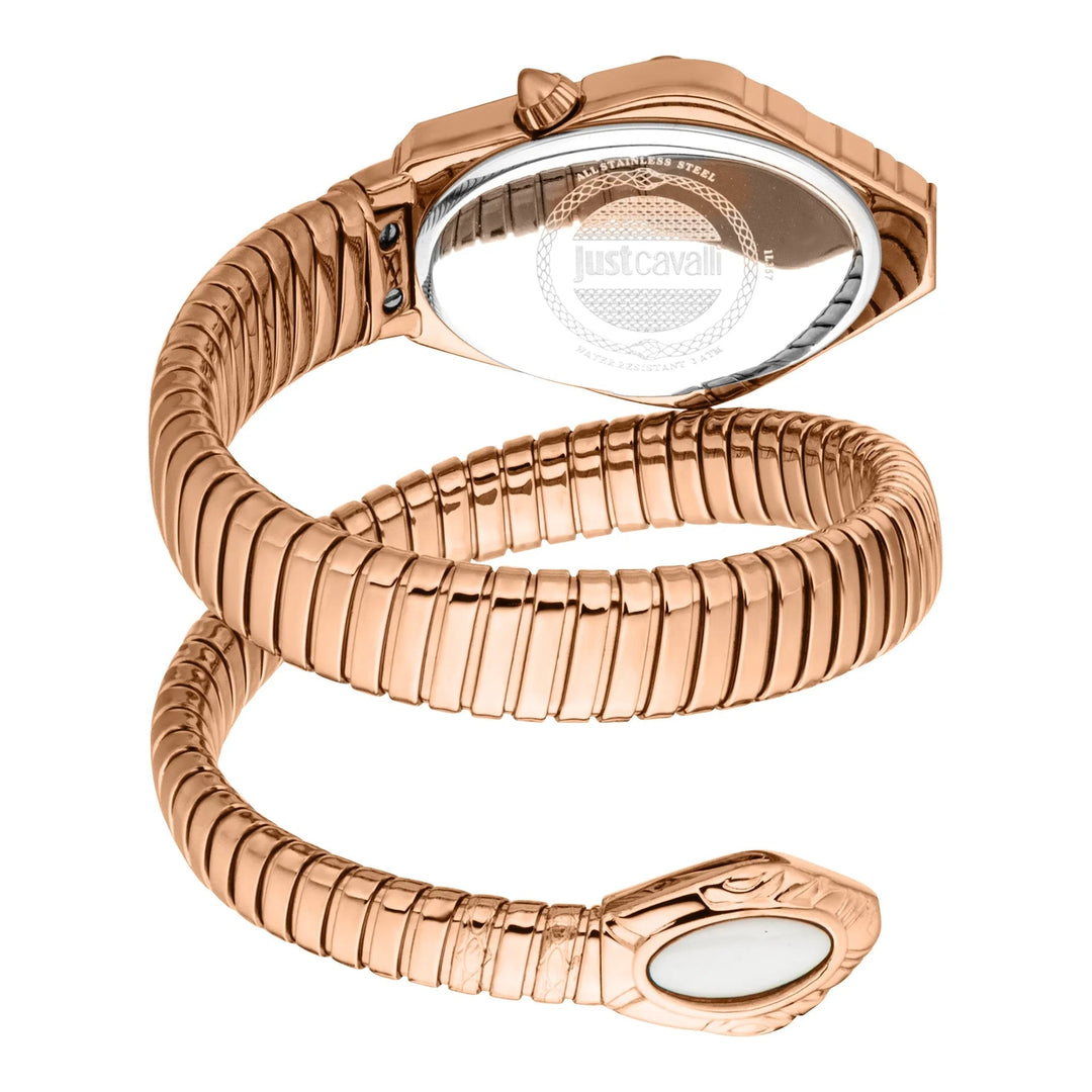 Just Cavalli Signature Snake Lirica Rose Gold MOP image 1