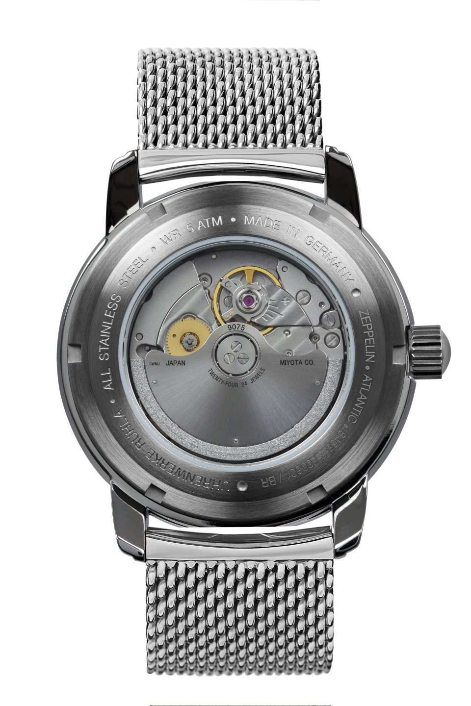 ZEPPELIN Atlantic Automatic GMT Date Watch Milanese Bracelet 8468M3 image 2
