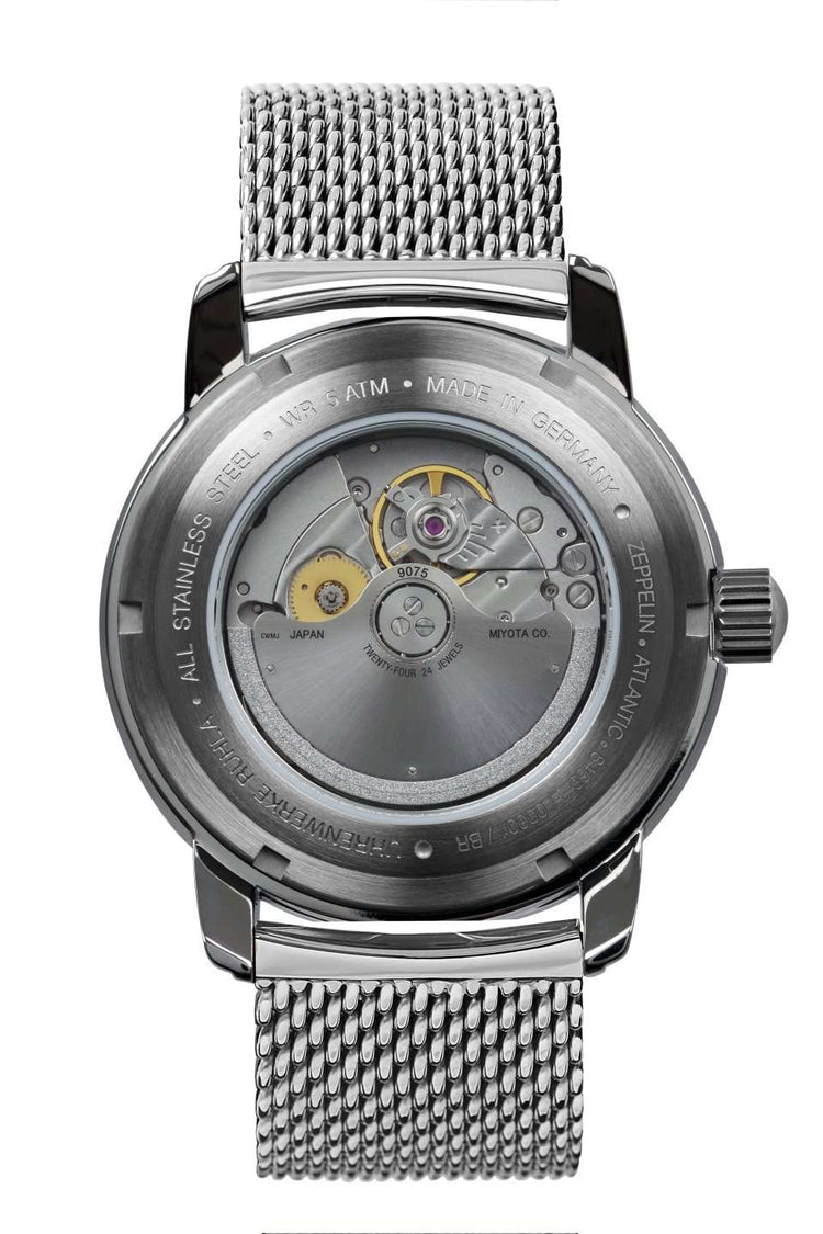 ZEPPELIN Atlantic Automatic GMT Date Watch Milanese Bracelet 8468M3 image 2