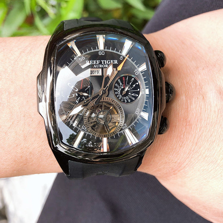 Reef Tiger Men's Aurora Tank II Sports Automatic Watch image 6