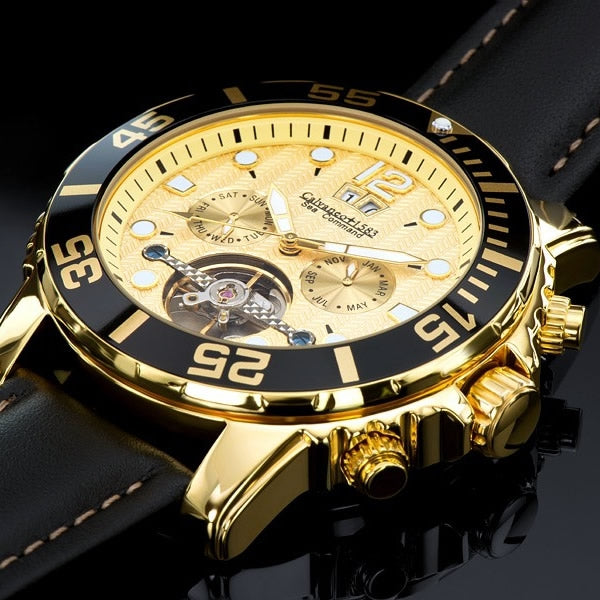 CALVANEO 1583 Sea Command Automatic Cream Watch
