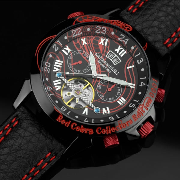 CALVANEO 1583 Astonia Red Cobra Collectors Edition Watch