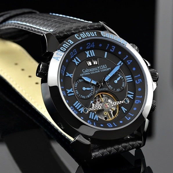 CALVANEO 1583 Men's Astonia Color Concept Automatic Watch Watch