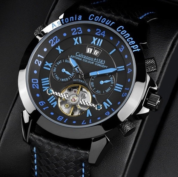 CALVANEO 1583 Men's Astonia Color Concept Automatic Watch Watch