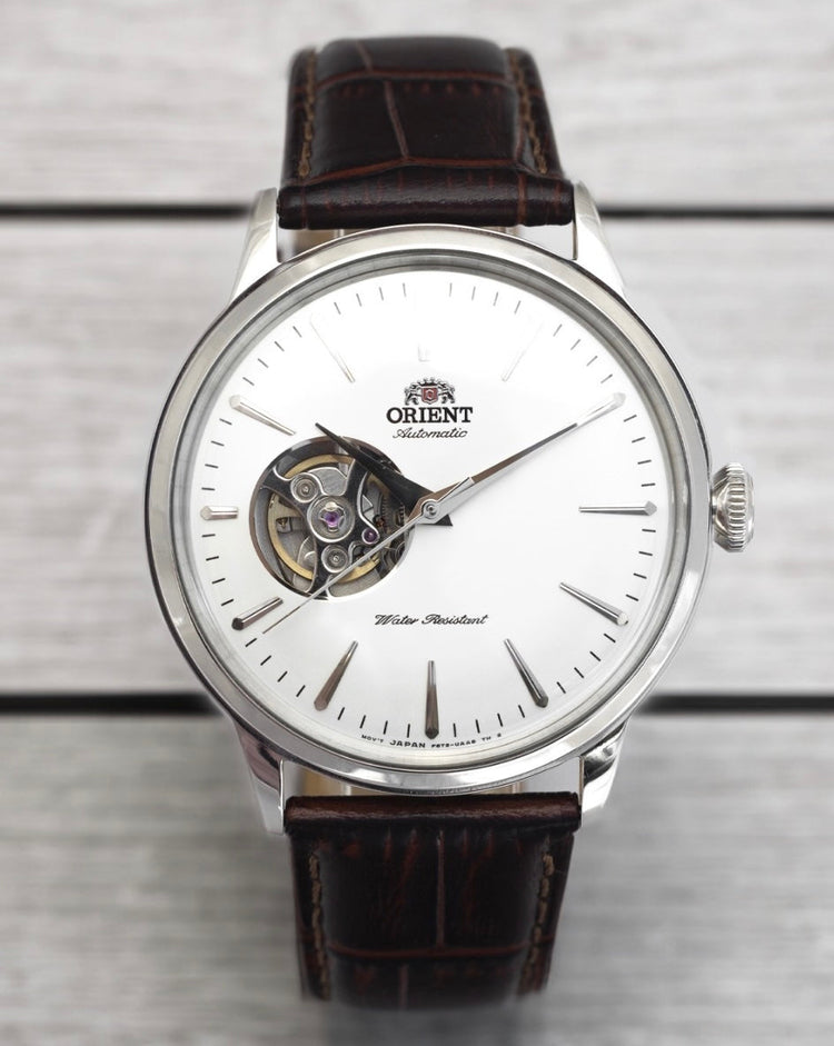 ORIENT Men's Bambino Automatic Classic Open Heart Watch RA-AG0002S image 2