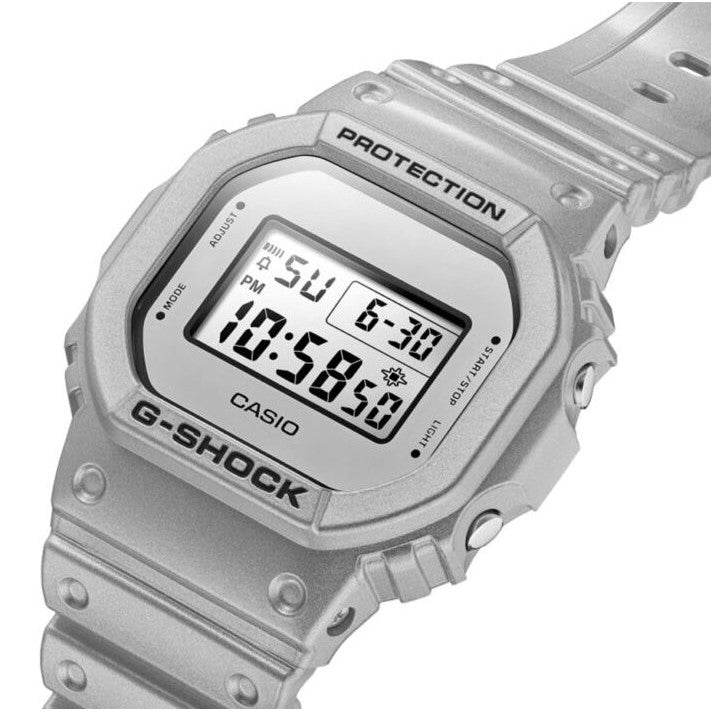 CASIO Men's G-SHOCK Digital Series Watch DW-5600FF-8ER Metallic Silver