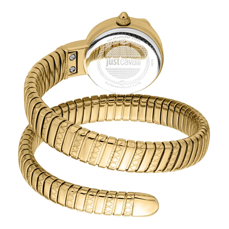 Just Cavalli Signature Snake Cerchio Snake Yellow Gold Bottle Green image 1