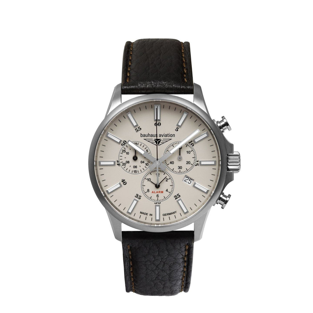 BAUHAUS AVIATION Men’s Titanium Quartz Chronograph Watch 28805 image 0