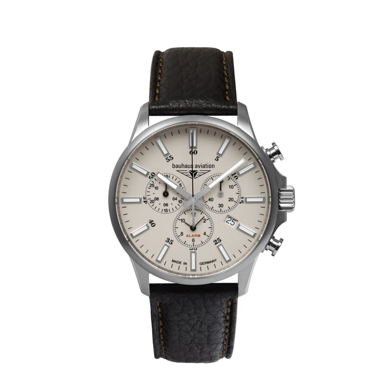 BAUHAUS AVIATION Men’s Titanium Quartz Chronograph Watch 28805 image 0