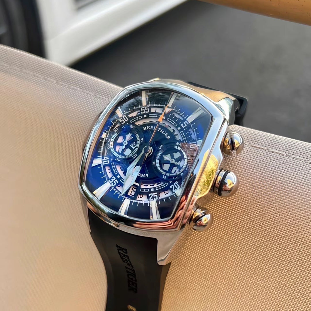 Reef Tiger Aurora Tank VK Chronograph Sport Watch image 3
