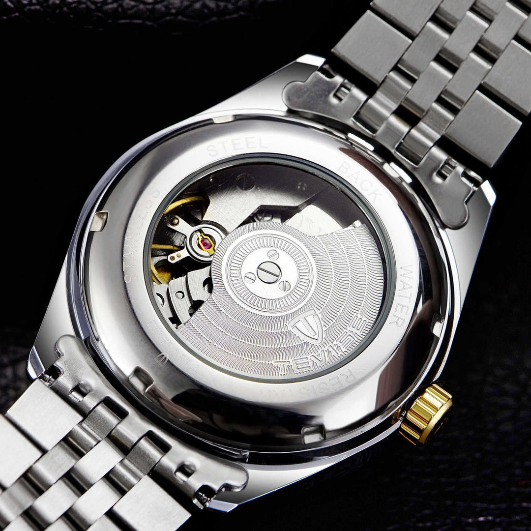 TEVISE Classic Automatic Calendar Silver/Silver Watch image 2