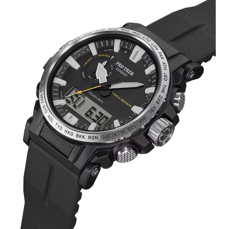 CASIO Men's PROTREK Eco-Friendly Solar Powered Watch PRW-61-1AER