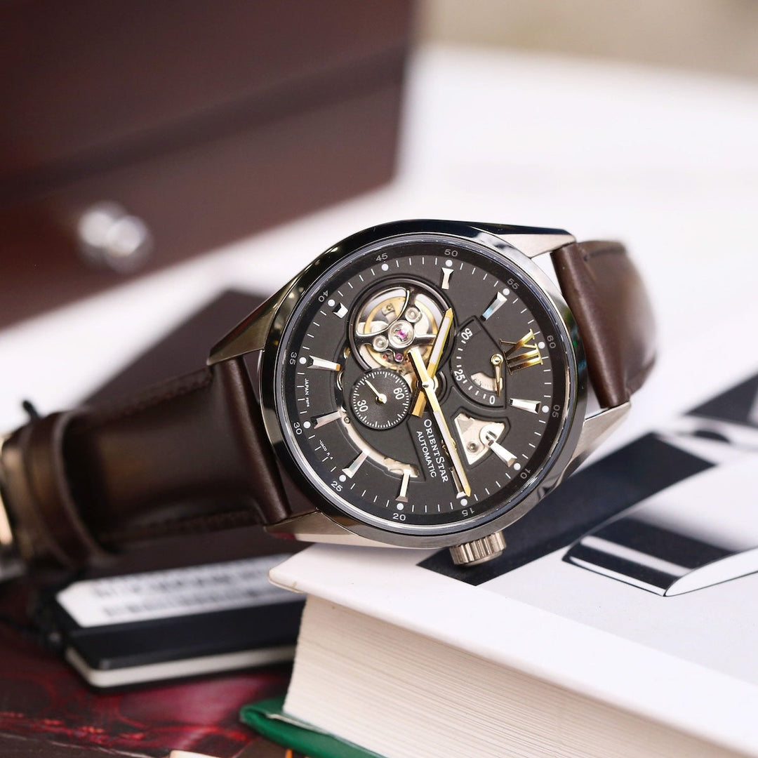 ORIENT STAR Skeleton Automatic Power Reserve Watch RE-AV0115B image 3