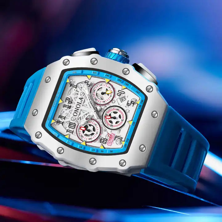 ONOLA Grande Prix Shanghai Chronograph Watch MILK image 7