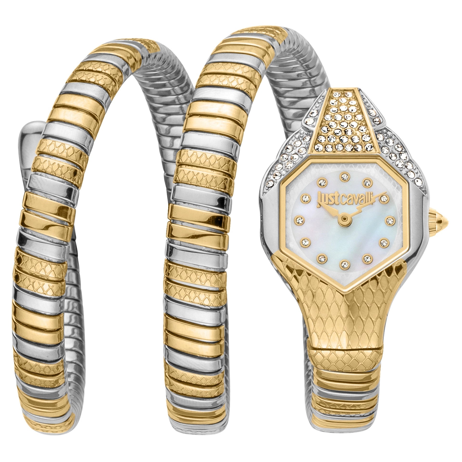 Just Cavalli Signature Snake Glam Evo 7 Doppio Two Tones MOP image 0