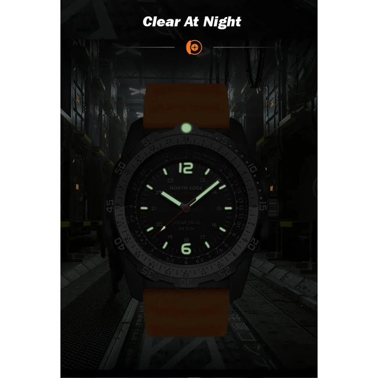 NORTH EDGE Tactical Evoque 2 Solar Drive Watch Black image 12