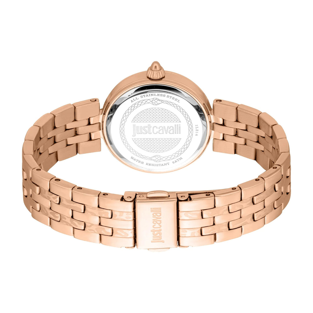 Just Cavalli Animalier Preziosa Rose Gold Olive Green image 1