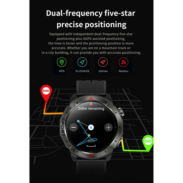 NORTH EDGE Tactical Sport GPS Smart Watch image 7