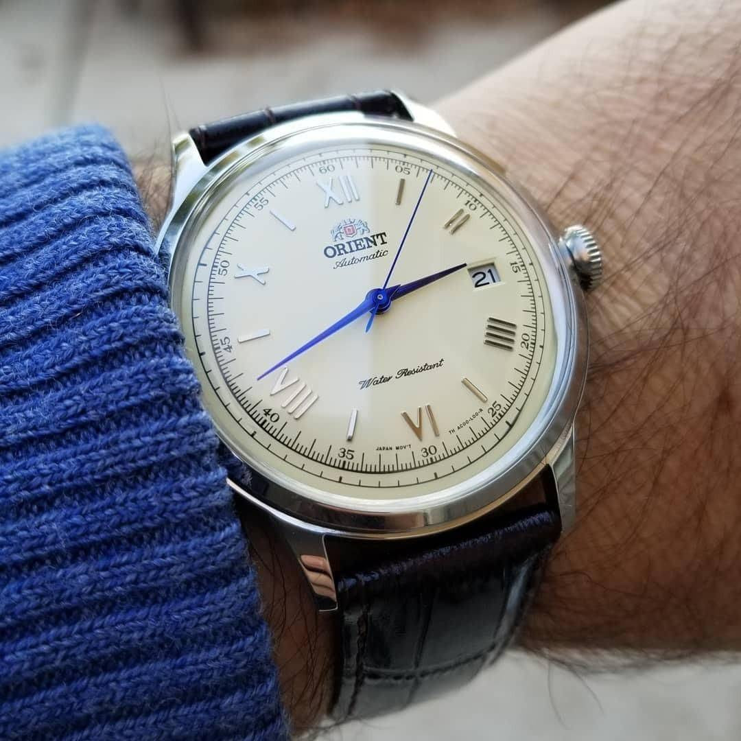 ORIENT Men's Bambino II Automatic Power Reserve Watch image 1