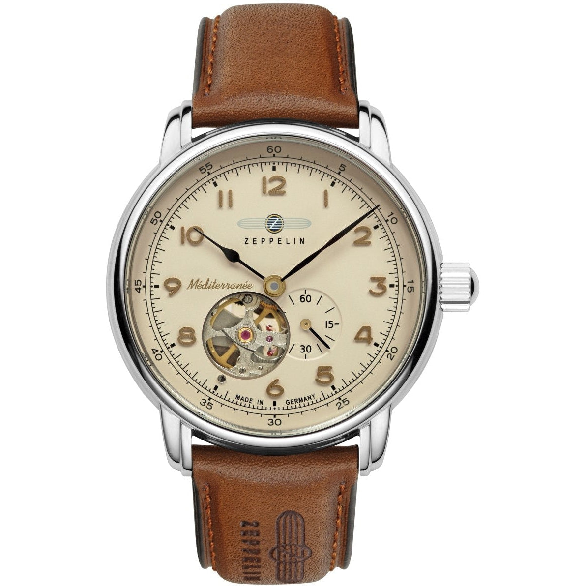 ZEPPELIN Men's Mediterranee 1921 Automatic Skeleton 96665 Watch image 0