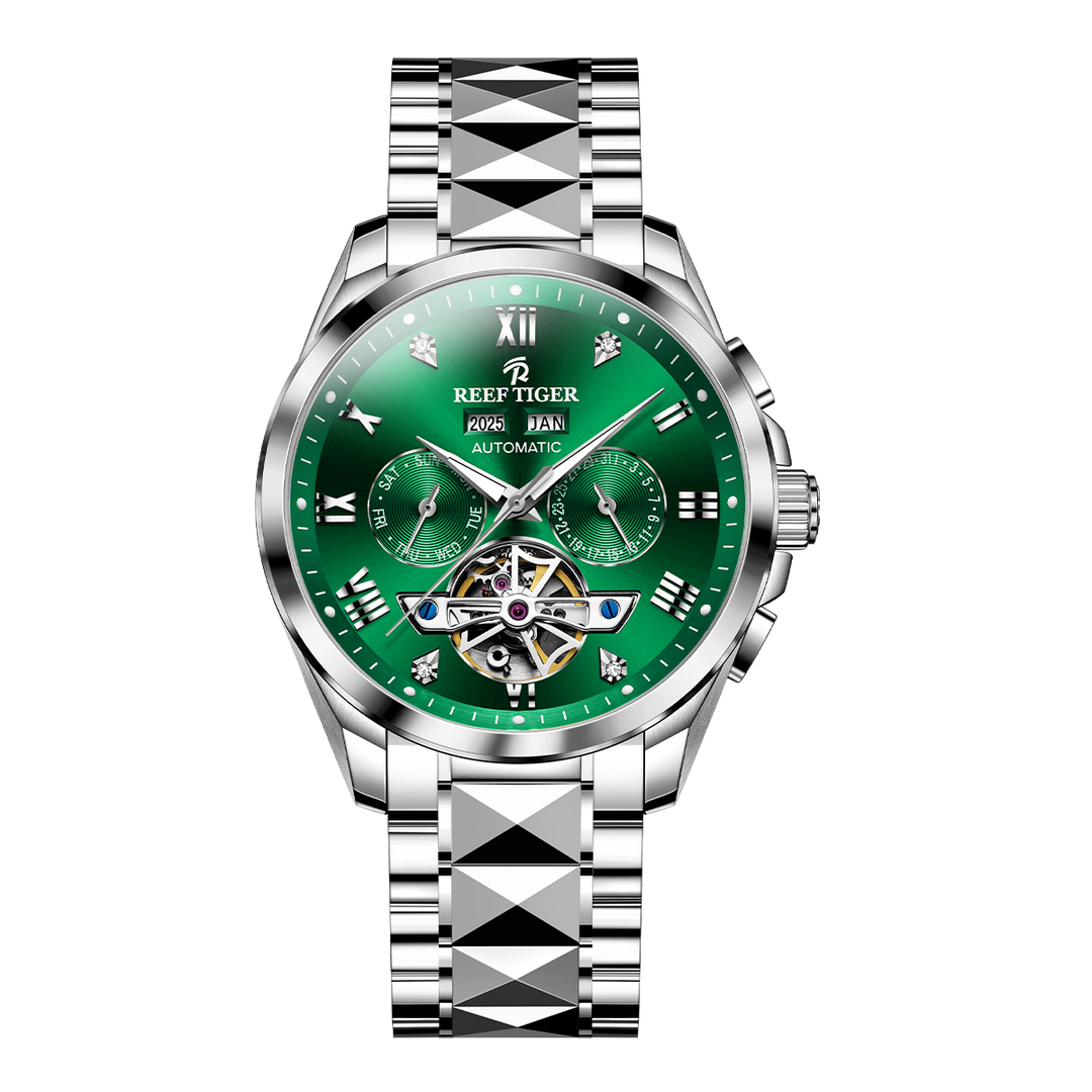 Reef Tiger Men's Classic Motion Day Date Automatic Watch RGA8235 image 0