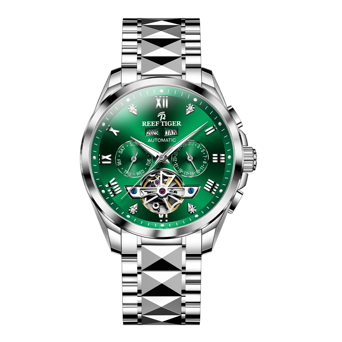 Reef Tiger Men's Classic Motion Day Date Automatic Watch RGA8235 image 0