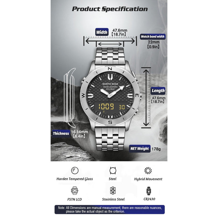 NORTH EDGE Tactical Snow Leopard Watch image 9