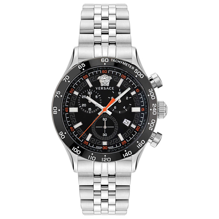 Versace Men's Hellenyium Chronograph Bracelet Watch image 0