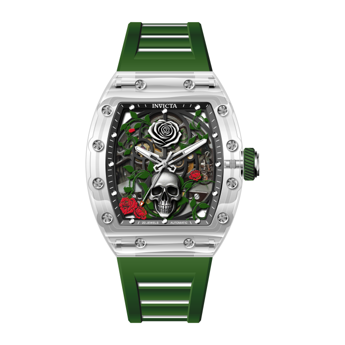INVICTA Men's Artist Automatic Rose Skull 42mm Watch image 1