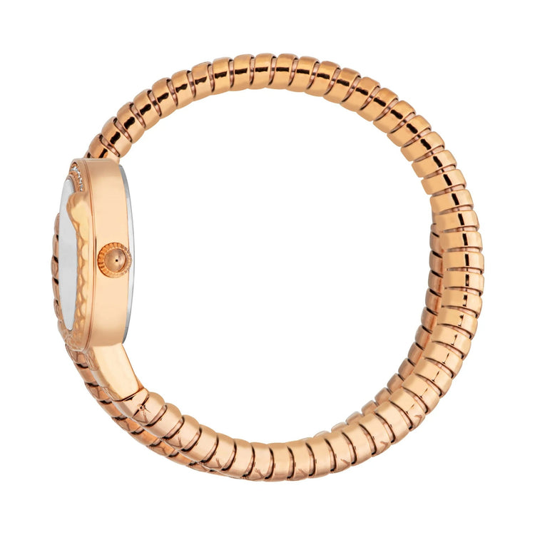 Just Cavalli Signature Snake Cerchio Snake Rose Gold Silver Grey image 2
