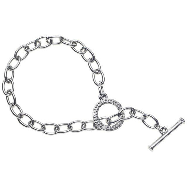 BRITISH JEWELLERS Freshwater Pearl Devotion Set with Tiffany-Style Bracelet