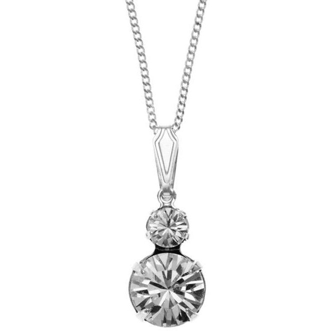 BRITISH JEWELLERS Duo Solo Set with Elizabeth Bracelet, Embellished with Crystals from Swarovski®