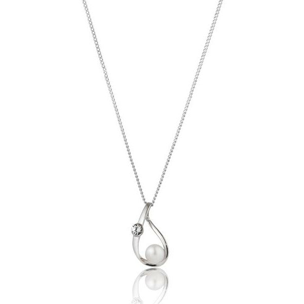 BRITISH JEWELLERS Freshwater Pearl Elegance Set with Elizabeth Bracelet