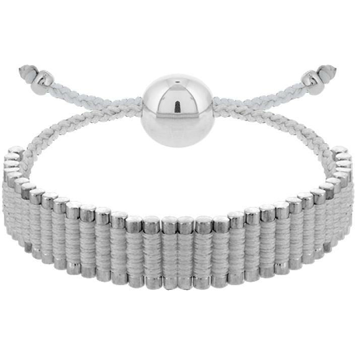 BRITISH JEWELLERS Friendship Bracelet Black and White Set