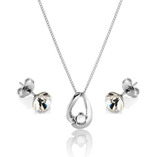 BRITISH JEWELLERS Hope Set with Tiffany-Style Bracelet