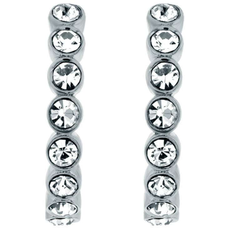 BRITISH JEWELLERS Indo Hoop Earring, Embellished with Crystals from Swarovski®