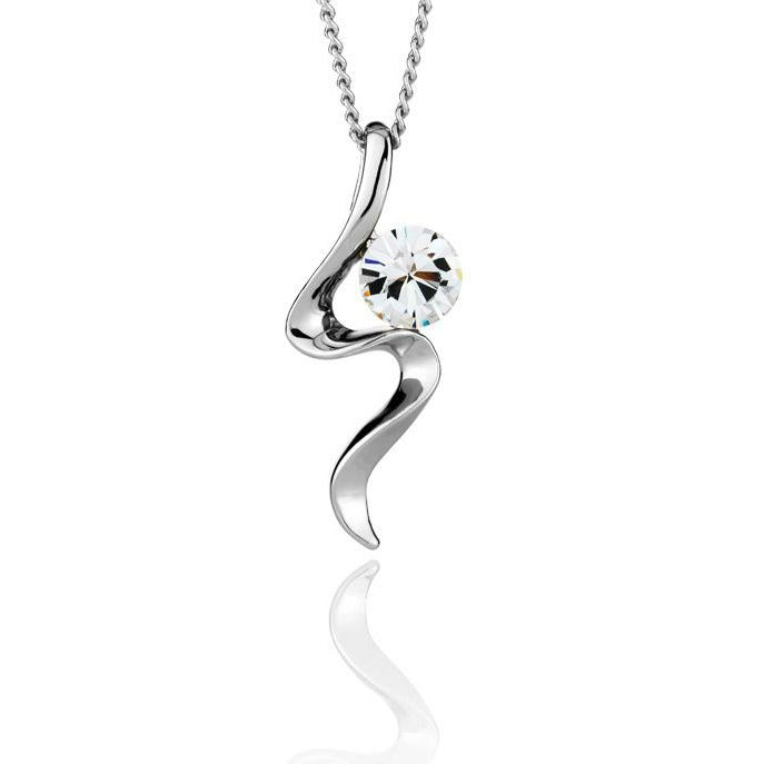 BRITISH JEWELLERS Serenity Pendant and Solo Stud Earrings Set