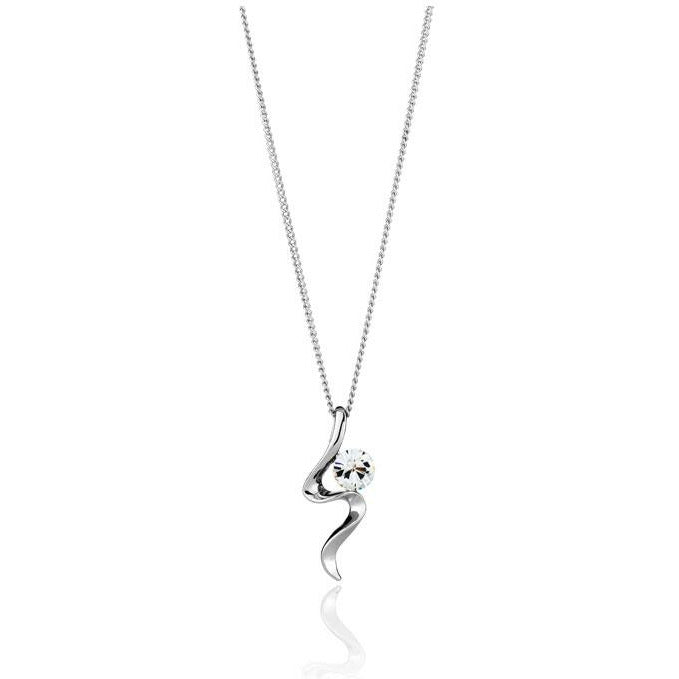 BRITISH JEWELLERS Serenity Pendant and Solo Stud Earrings Set