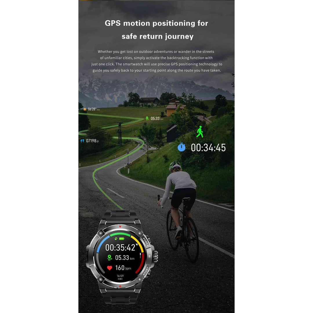 NORTH EDGE Tactical Battalion II GPS Smart Watch image 7