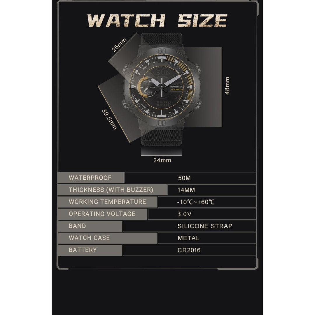 NORTH EDGE Tactical Hornet Watch Yellow image 12