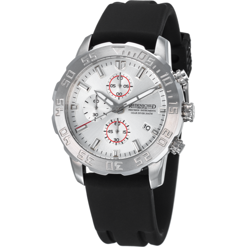 RIEDENSCHILD PRECISION INSTRUMENTS GERMANY Men's Gear Diver Seals Chrono Watch image 0