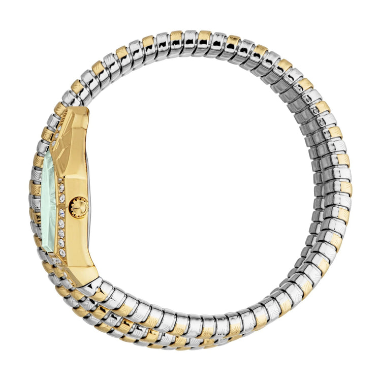 Just Cavalli Signature Snake Mesmerizing Two Tones YG Green image 2