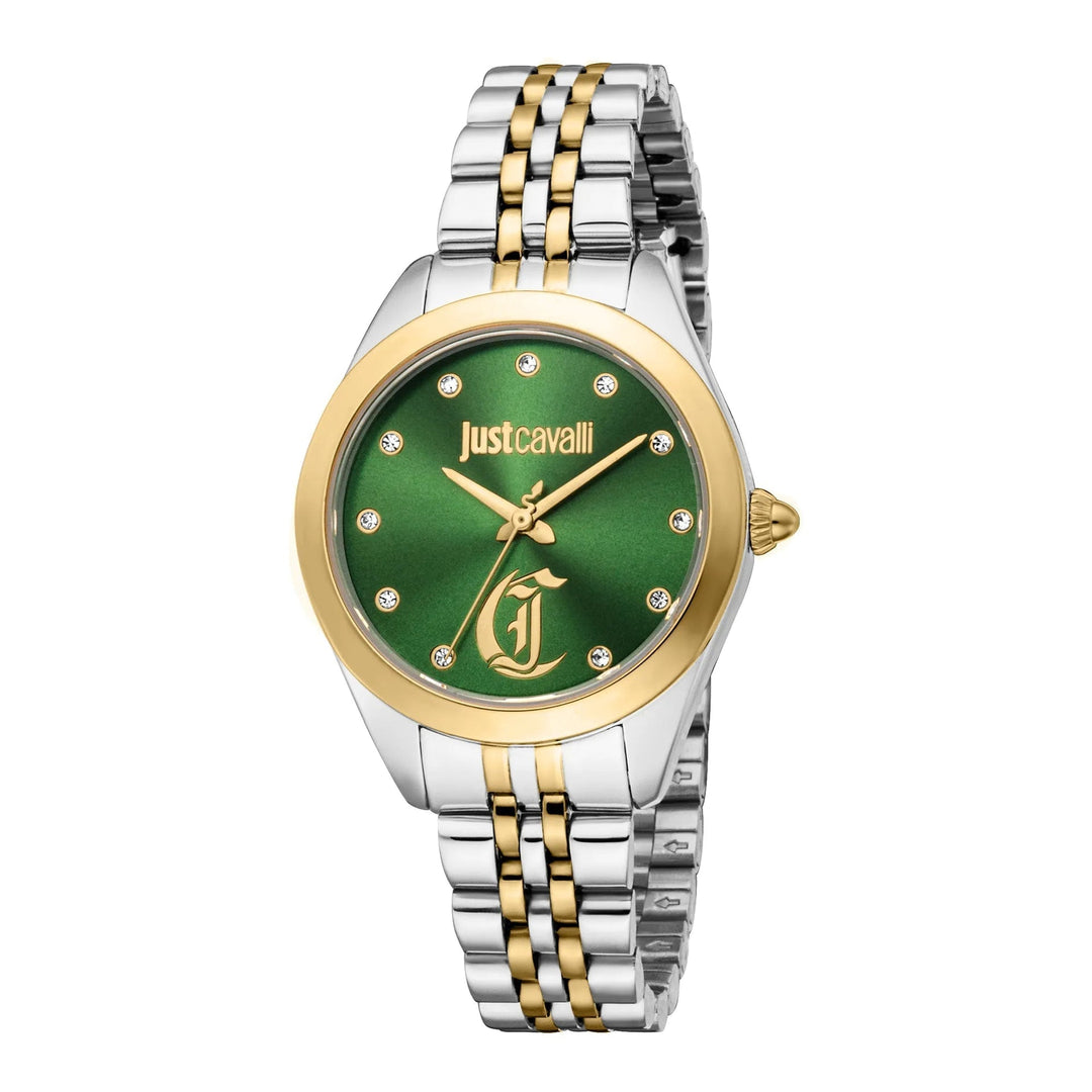 Just Cavalli Glam Chic Luna Two Tones YG Green image 0