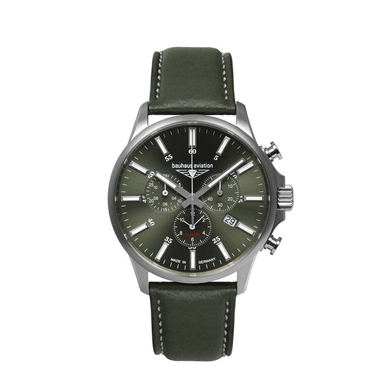 BAUHAUS AVIATION Men’s Titanium Quartz Chronograph Watch 28804 image 0