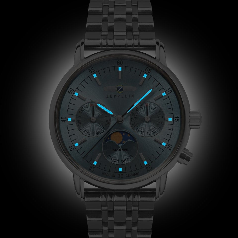 ZEPPELIN Lady LZ 14 Marine Moonphase 8637M3 Watch image 1