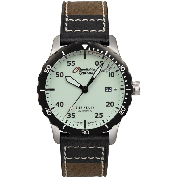 ZEPPELIN Men's Eurofighter Typhoon Automatic 7268-5 Night-Glow Watch image 0