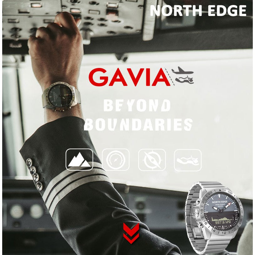 NORTH EDGE Tactical Gavia Watch Steel image 4