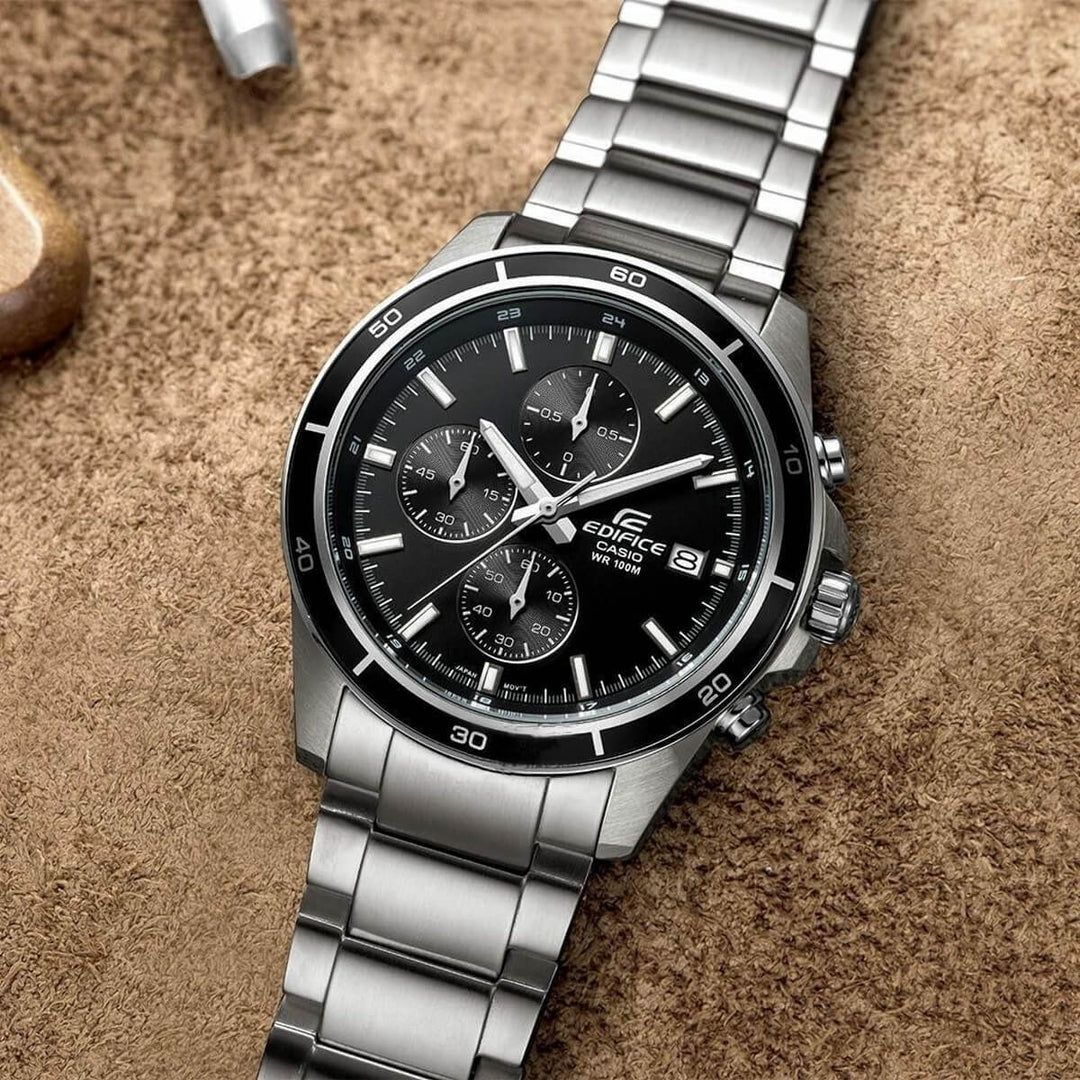 CASIO Men's Edifice Steel Chronograph Watch EFR-526D-1AVUEF